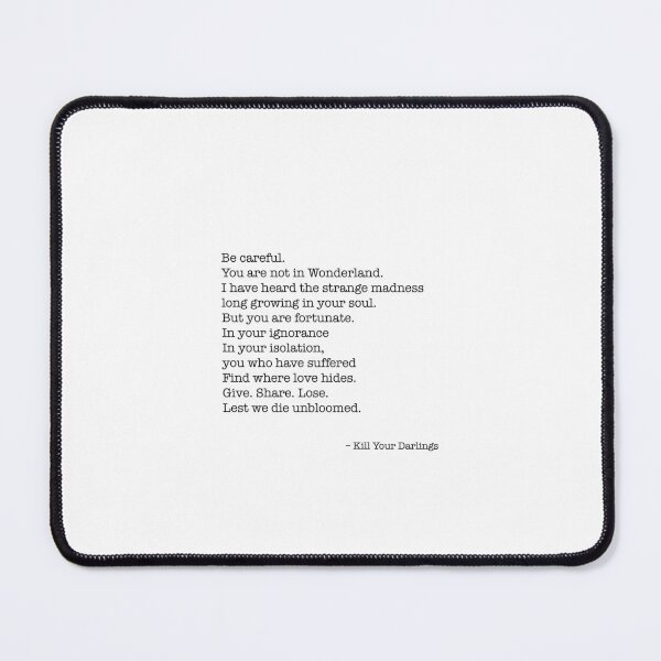 Item preview, Kill Your Darlings designed and sold by illoun.
