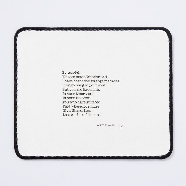 Item preview, Kill Your Darlings designed and sold by illoun.