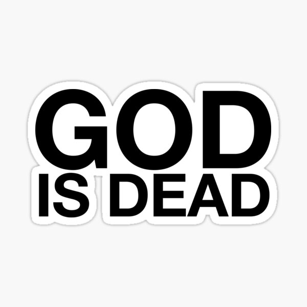 Item preview, god is dead designed and sold by nekoblazerneko.
