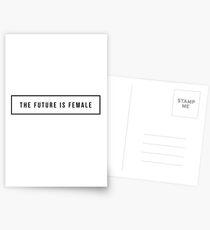 The future is female Postcards