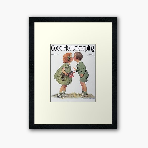 Item preview, Good Housekeeping Vintage Magazine Cover Art designed and sold by FloppyArts.
