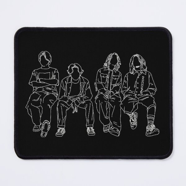 Item preview, ONE OK ROCK Luxury Disease Minimalist White Line Art 2022 designed and sold by Toshi and Co..