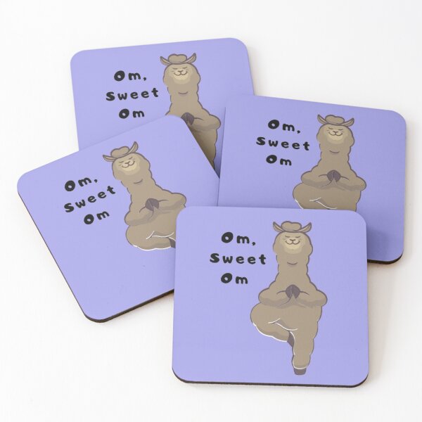 Item preview, Om, Sweet Om - Funny Yoga Pun designed and sold by LMoonDesigns.