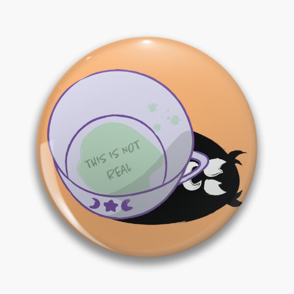 Item preview, Esto no es real - Taza de té espeluznante de Halloween designed and sold by LybiesMood.