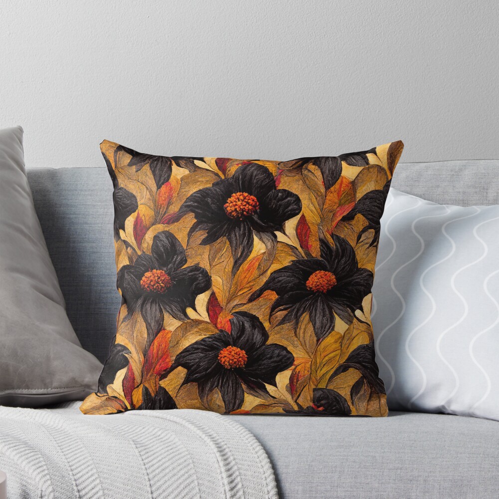 Item preview, Throw Pillow designed and sold by Ghosty-Patterns.