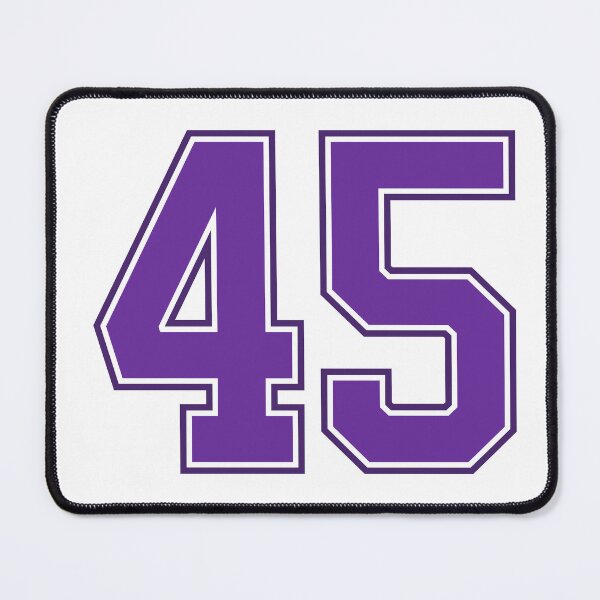 Item preview, Purple Number 45 lucky sports jersey forty five designed and sold by HeavyStyle.