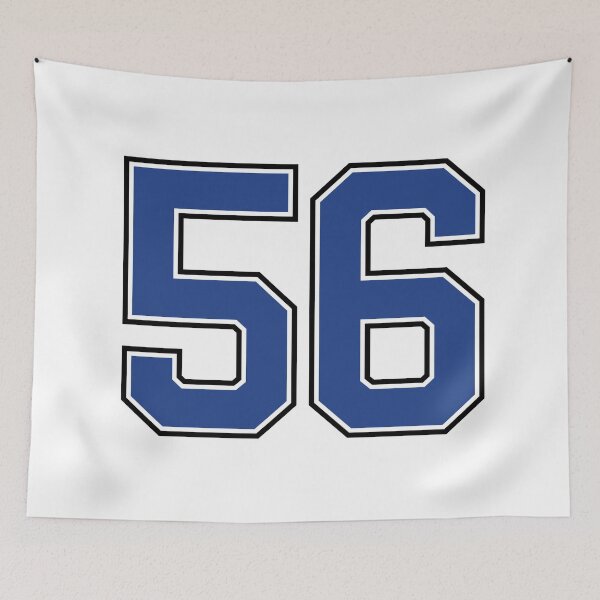 Item preview, Number 56 lucky sports jersey fifty six designed and sold by HeavyStyle.