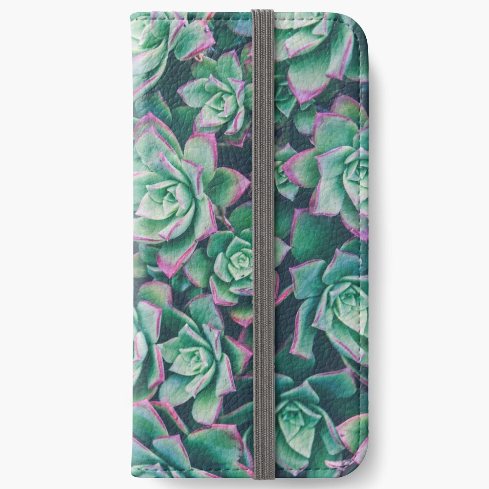 succulent garden iPhone Wallet