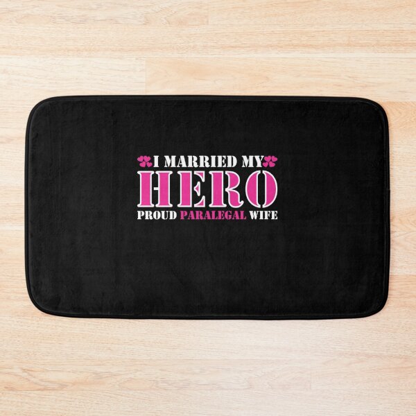 Item preview, I Married Hero Proud Paralegal Wife  designed and sold by aryagiri.