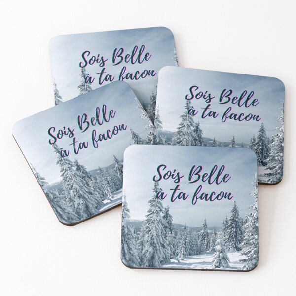 Item preview, Be beautiful in your own way - popular French quotes theme gifts  designed and sold by RebelliousRosee.