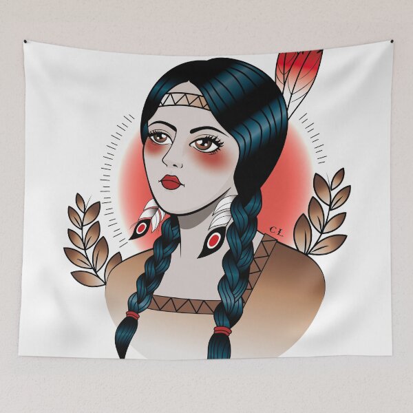 Item preview, Native American Girl designed and sold by Cale Lobba.