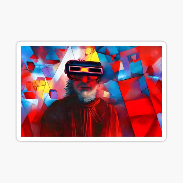 leonardo-da-vinci-with-a-beard-wearing-a-red-robe-in-vr-sticker-for