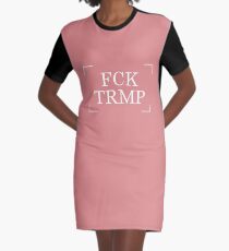 FCK TRMP Graphic T-Shirt Dress