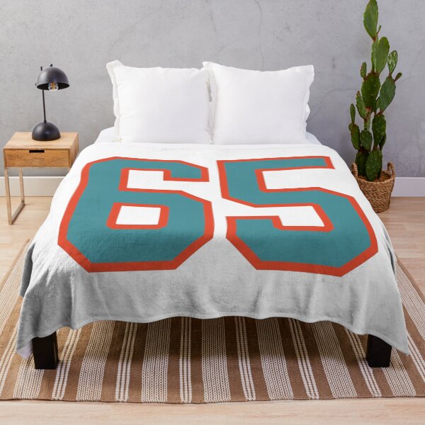 Item preview, 65 number, aqua orange lucky sports sixty five designed and sold by ArtIsParty.