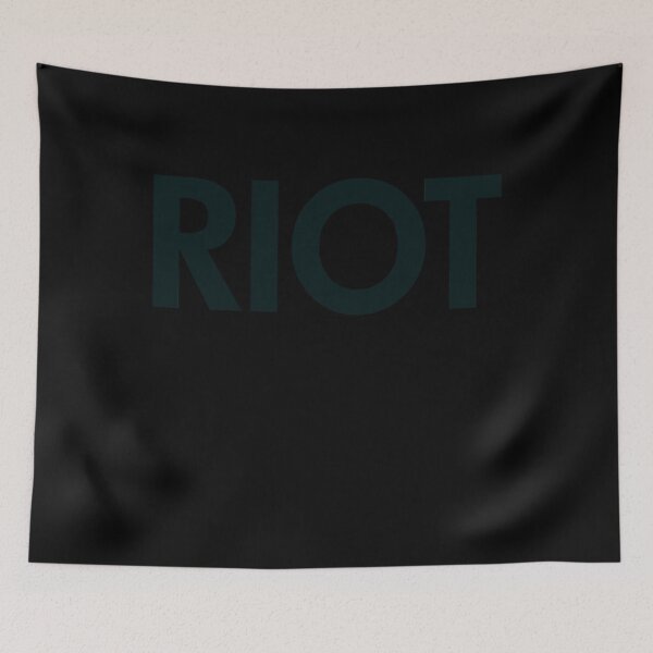 Item preview, Riot (black) designed and sold by FREDCOTTER.