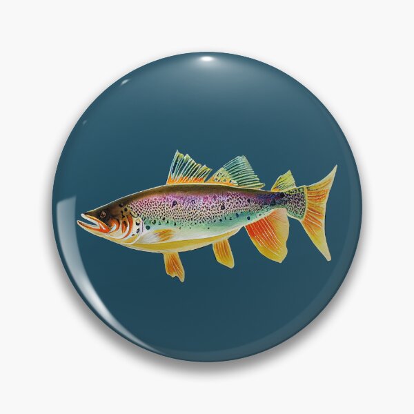 Item preview, Rainbow Trout Illustration designed and sold by ThePurpleMelon.
