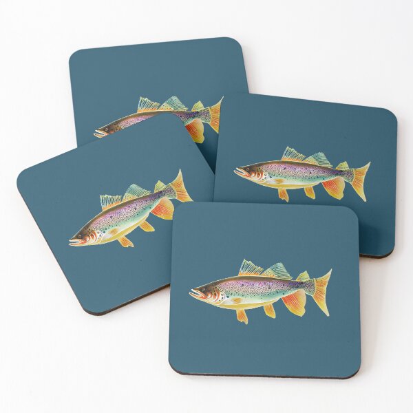 Item preview, Rainbow Trout Illustration designed and sold by ThePurpleMelon.