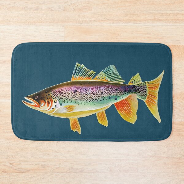 Item preview, Rainbow Trout Illustration designed and sold by ThePurpleMelon.