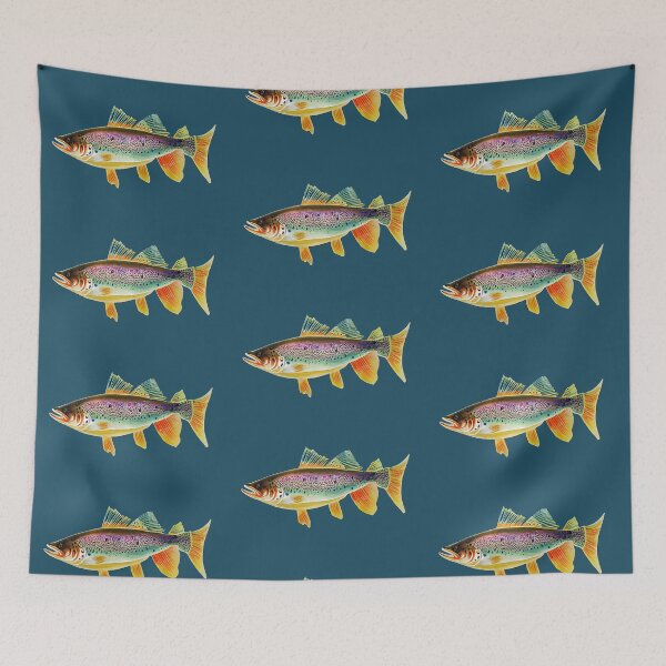 Item preview, Rainbow Trout Illustration designed and sold by ThePurpleMelon.