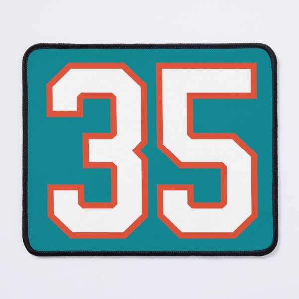 Item preview, Sports Number 35, white orange color lucky sport thirty five designed and sold by ArtIsParty.