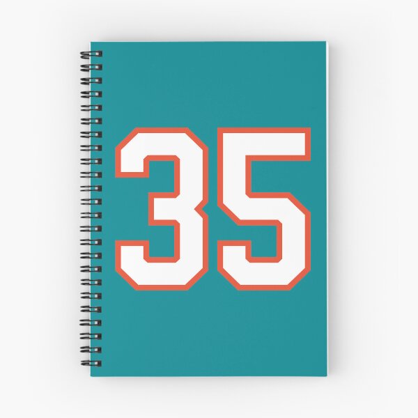 Item preview, Sports Number 35, white orange color lucky sport thirty five designed and sold by ArtIsParty.