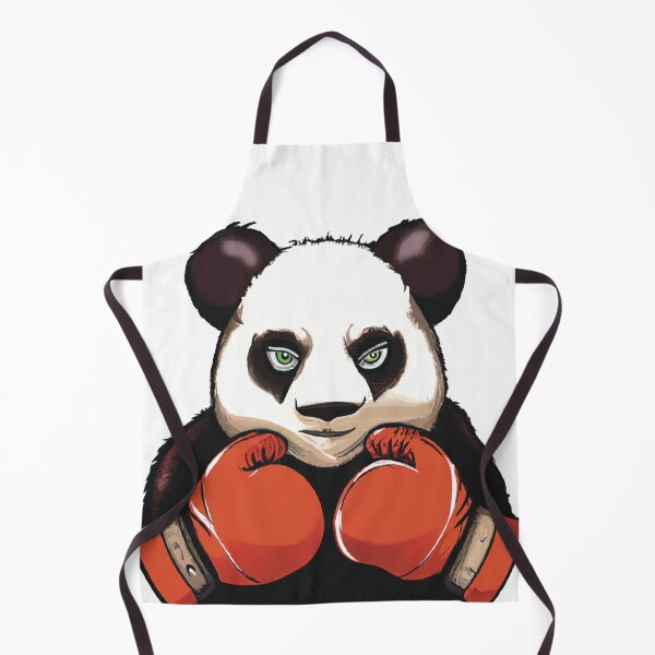 Item preview, Boxing Panda Bear with Green Eyes designed and sold by FlippinTurtles.