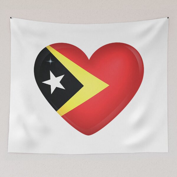 Item preview, My heart is in East Timor, Love East Timor. designed and sold by ArtIsParty.