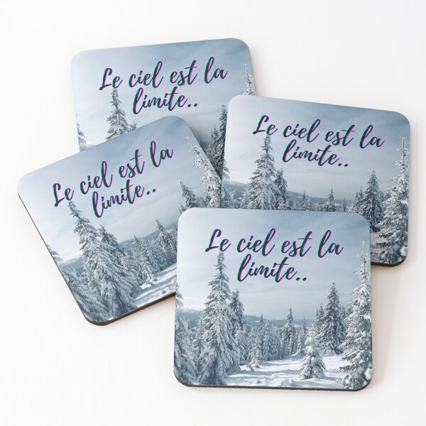 Item preview, Sky is not the limit - popular french quotes theme gifts  designed and sold by RebelliousRosee.