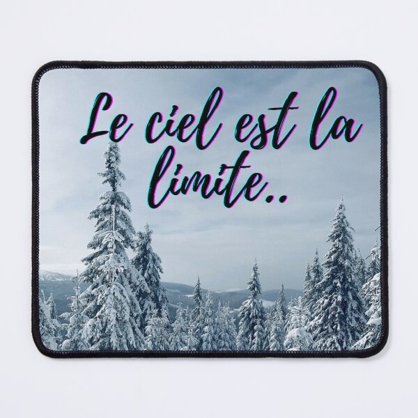 Item preview, Sky is not the limit - popular french quotes theme gifts designed and sold by RebelliousRosee.