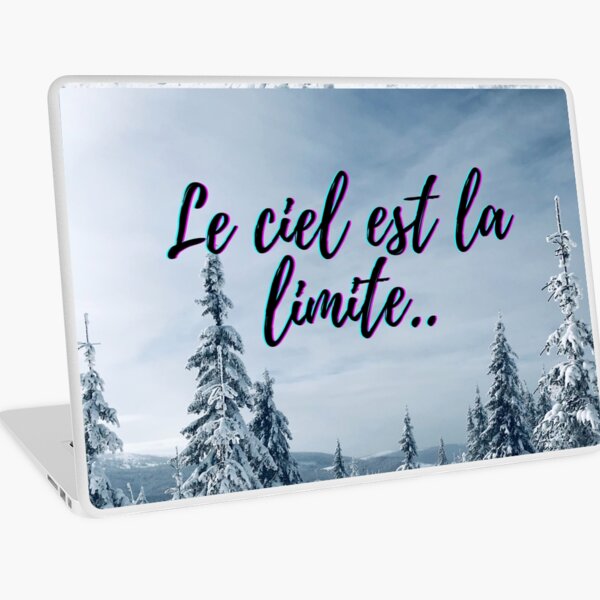 Item preview, Sky is not the limit - popular french quotes theme gifts  designed and sold by RebelliousRosee.