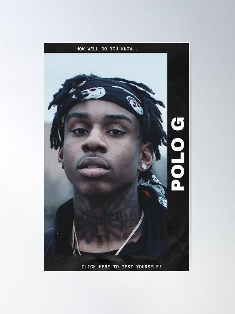 Polo G The Goat Capalot Poster by rapculture23