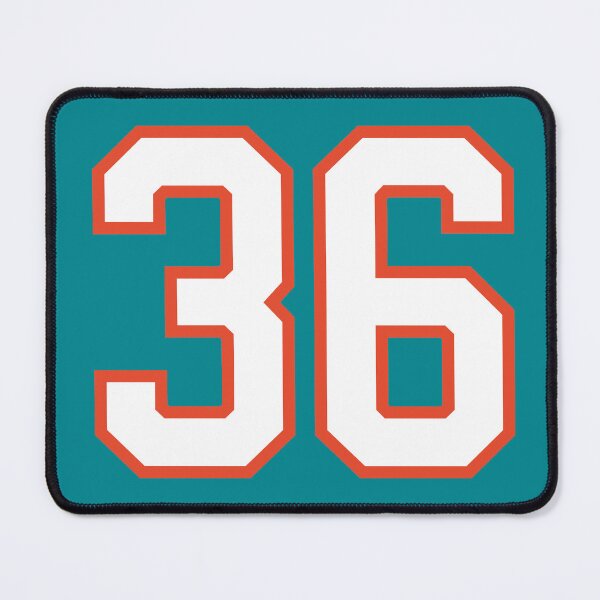 Item preview, Sports Number 36, white orange color lucky sport thirty six designed and sold by ArtIsParty.