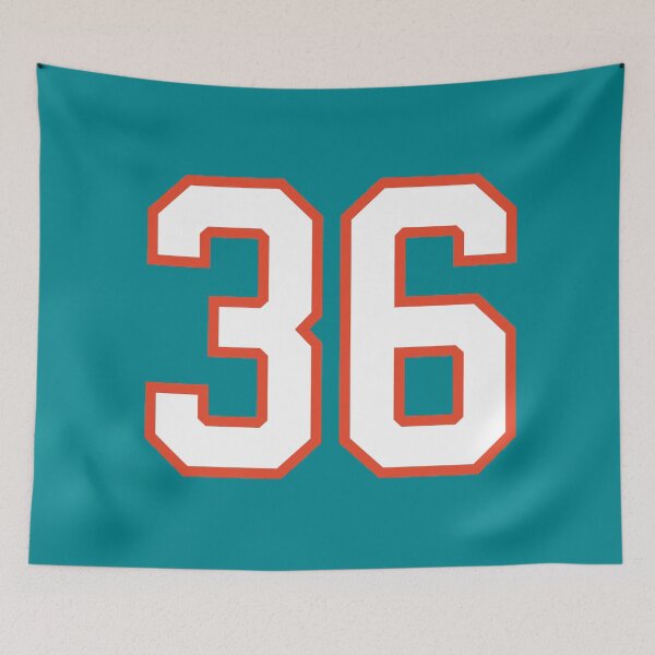 Item preview, Sports Number 36, white orange color lucky sport thirty six designed and sold by ArtIsParty.