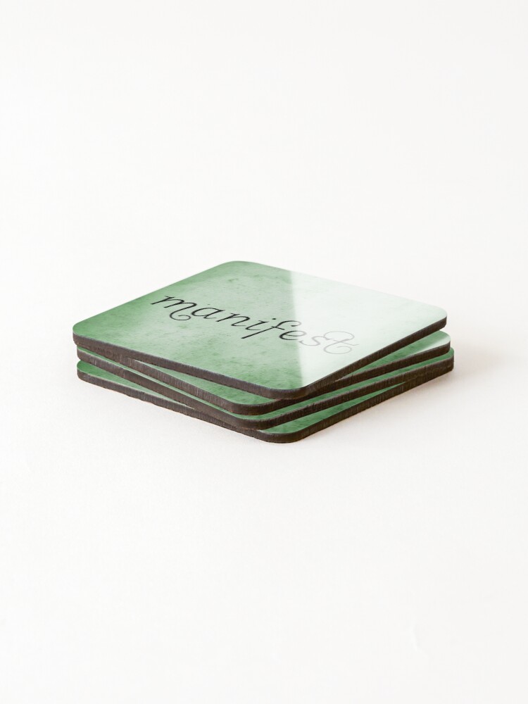 Thumbnail 4 of 5, Coasters (Set of 4), Manifest designed and sold by RiseUp-Store.