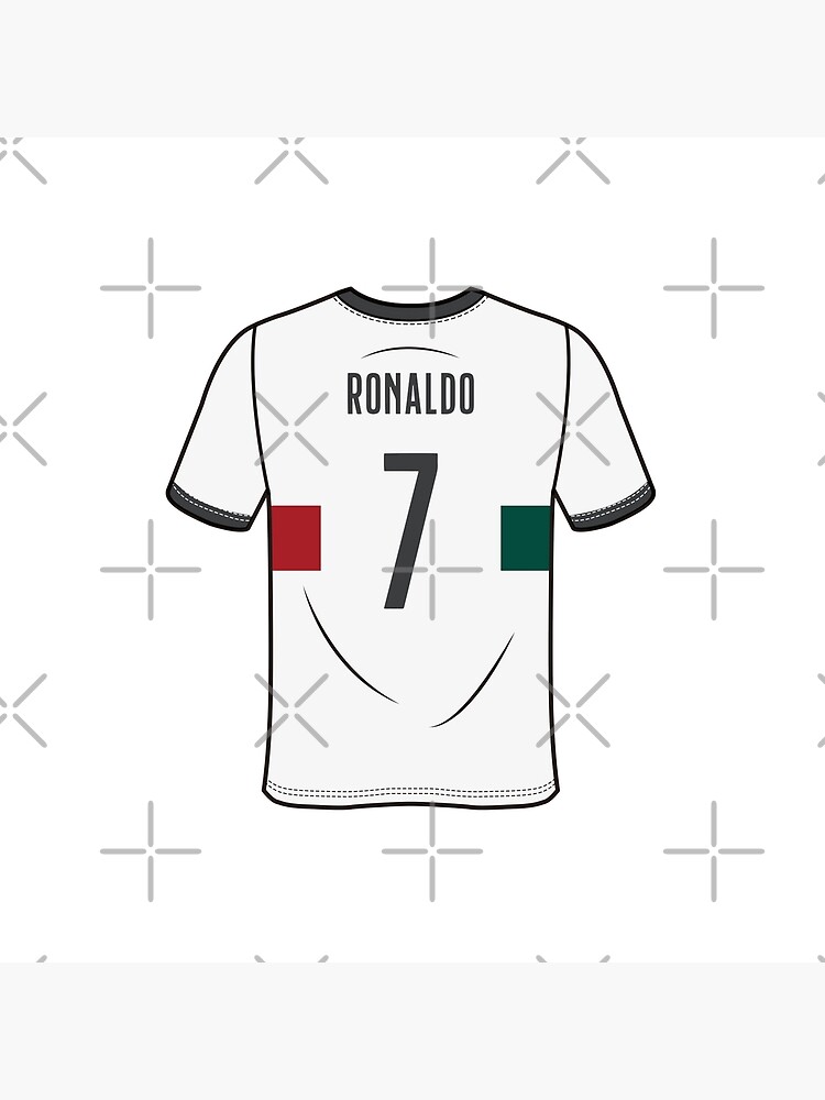 Cristiano Ronaldo Jersey Art Digital Print Red Frame 