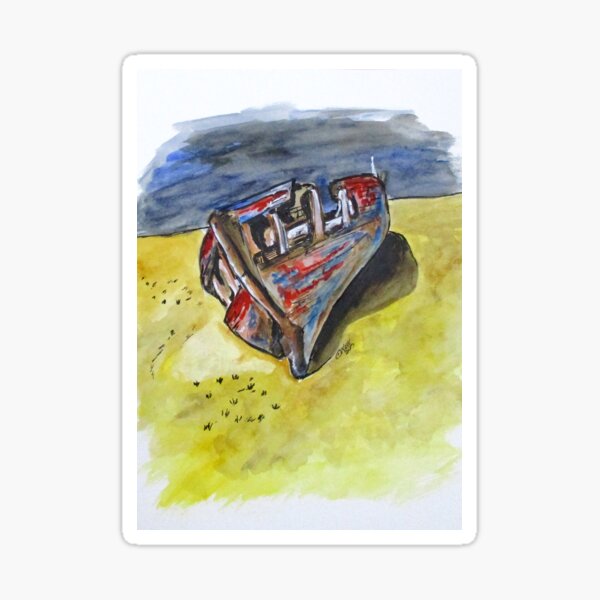 Junk Fishing Boat Sticker