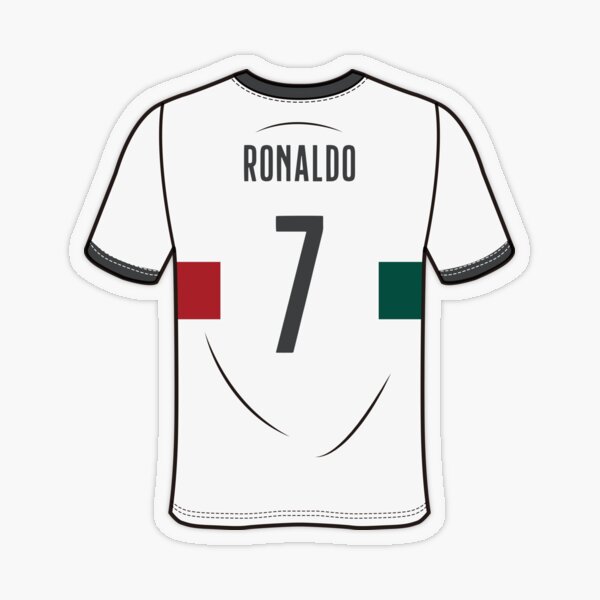 Ronaldo Home Jersey UEFA 2022 Sticker for Sale by cartmaxx2