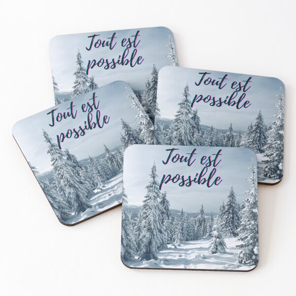 Item preview, Anything is possible - popular french quotes theme gifts  designed and sold by RebelliousRosee.