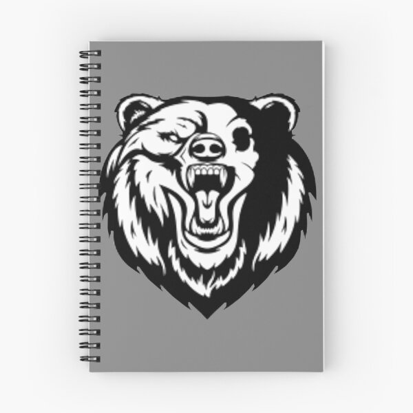 Item preview, Cool black and white bear head art. designed and sold by BEAUTY ⭐⭐⭐⭐⭐.