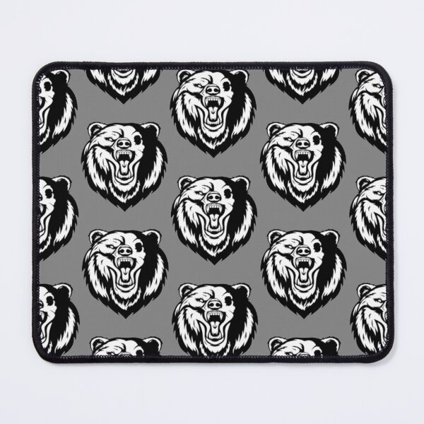 Item preview, Cool black and white bear head art. designed and sold by BEAUTY ⭐⭐⭐⭐⭐.