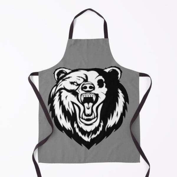 Item preview, Cool black and white bear head art. designed and sold by BEAUTY ⭐⭐⭐⭐⭐.