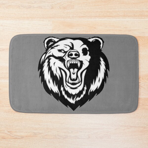 Item preview, Cool black and white bear head art. designed and sold by BEAUTY ⭐⭐⭐⭐⭐.