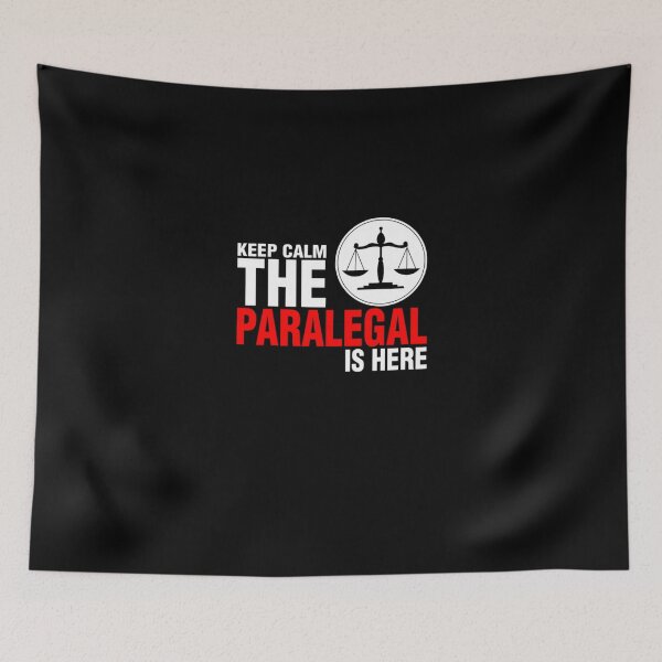 Item preview, Keep Calm The Paralegal Is Here  designed and sold by aryagiri.