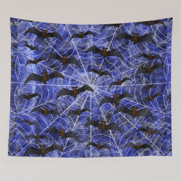 Item preview, Bat's fleeing a magic net designed and sold by Nicole Kiefer.