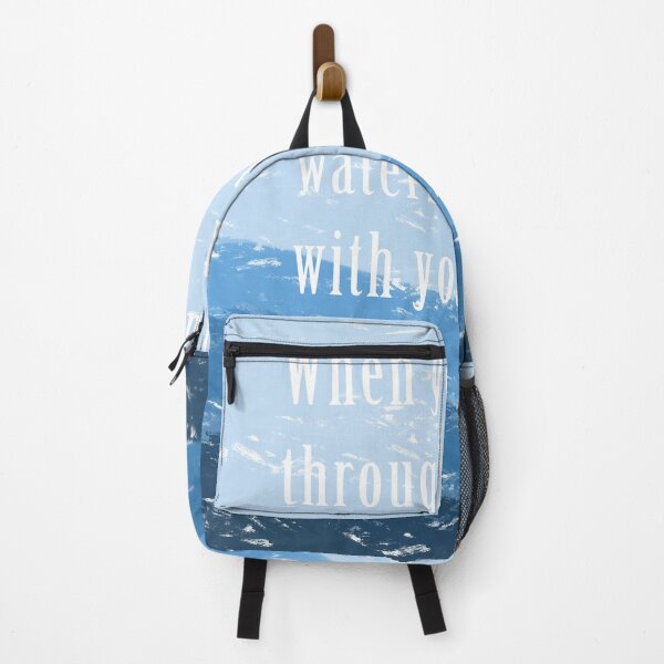 Item preview, I will be with  you | Isaiah 43:2  | Christian bible verse artprint  designed and sold by Leafy Impressions.