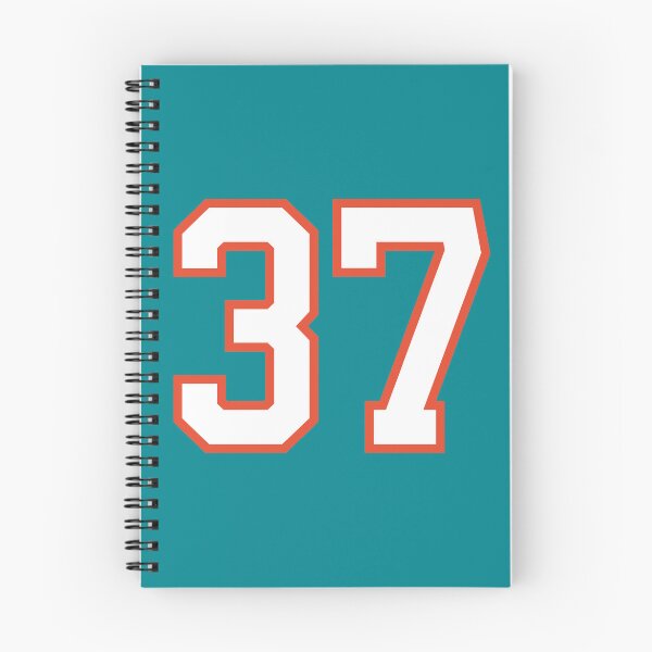 Item preview, Sports Number 37, white orange color lucky sport thirty seven designed and sold by ArtIsParty.