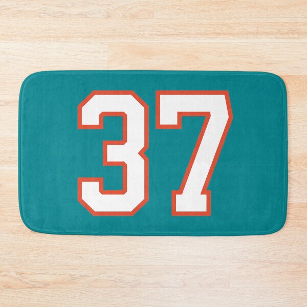 Item preview, Sports Number 37, white orange color lucky sport thirty seven designed and sold by ArtIsParty.