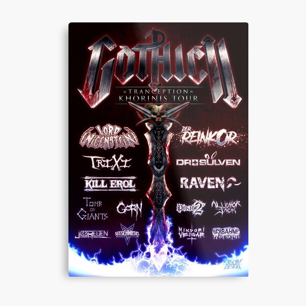 Aperçu de l'œuvre Gothic II - "Tranception" Khorinis Tourposter créée et vendue par DOOMdesign.