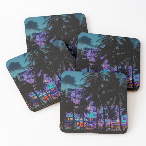 Item preview, Miami by night designed and sold by AmberdenOudsten.
