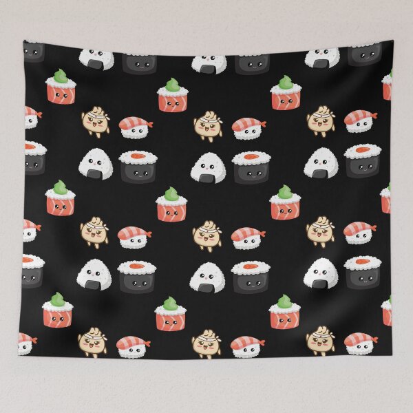Item preview, cute sushi sticker pack designed and sold by AGDesignstore.